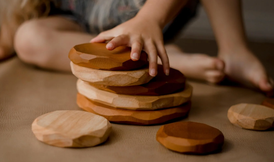 Qtoys Two tone stacking stones (last set)