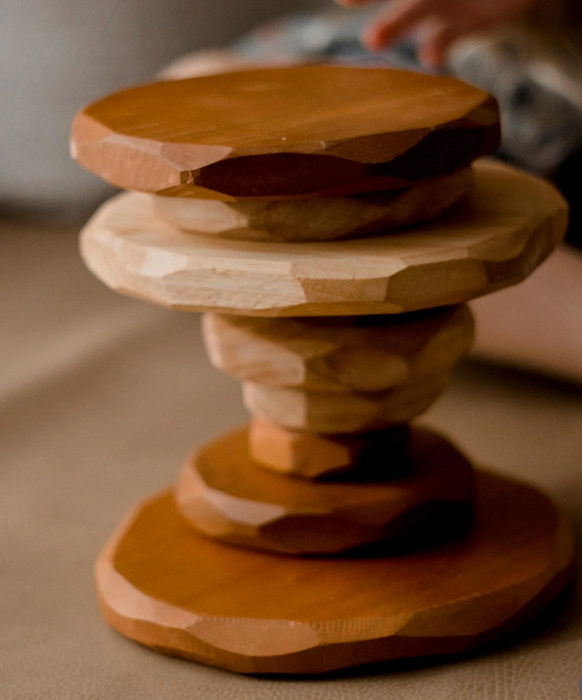 Qtoys Two tone stacking stones (last set)