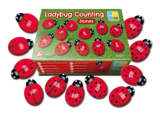 Ladybugs Counting Stones