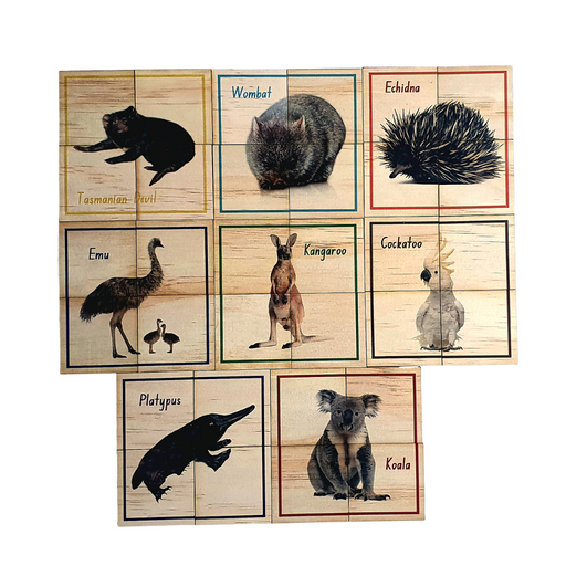 Four Piece Puzzle: Australian Animals