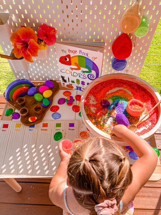 Sorting Mat: Colours& Shapes - Hooked On Learning