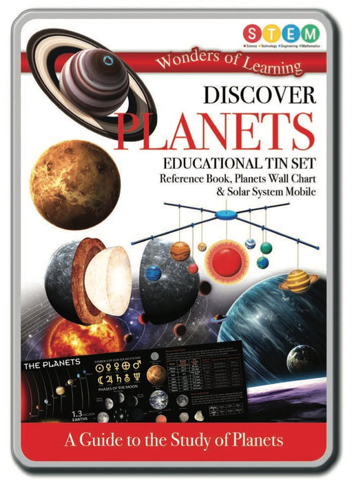 Wonders Of Learning: Discover Planets Educational Tin Set (last set)