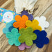 Papoose Felt Flowers: Spring