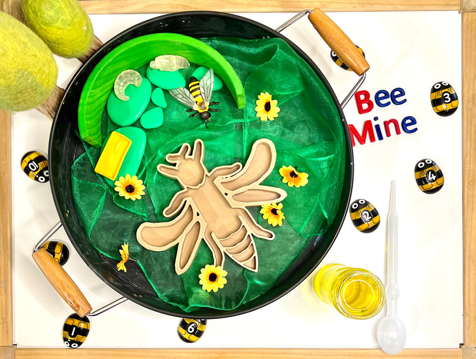Honey Bee Number Stones - Treasure Trunk