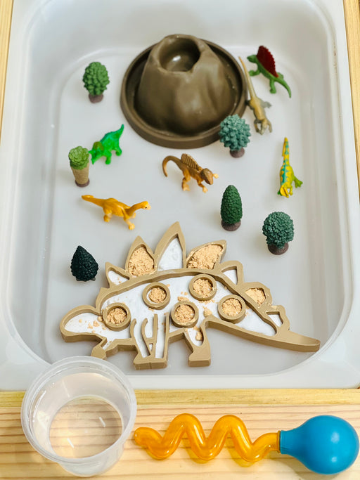 Sensory Tray: Dinosaur