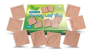 Match Me Sensory Leaf Tiles